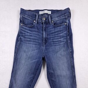 AYR The Riser Jeans Women's 27x29 Blue High‎ Waist Skinny Ankle Stretch Denim
